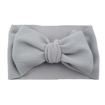 

Baby Toddler Kids Girl Large Bow Headband Hair Band Headwear Head Wrap Cotton