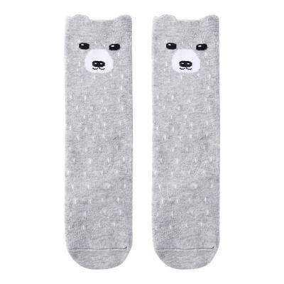 

Baby Boy Girl Cartoon Knee High Socks Cotton Non Slip Leg Warmer Stockings