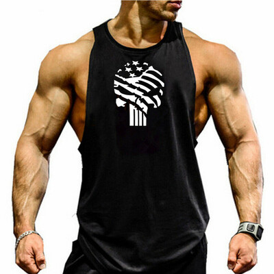 

Men Muscle Sleeveless Tank Male Top T-Shirt Bodybuilding Sport Fitness Vest Tops