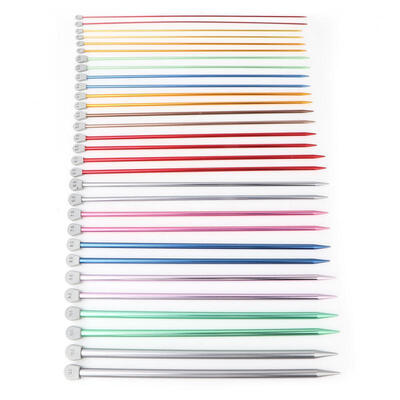 

Greensen Colorful Oxidized Sweater Yarn Needle DIY Hand Knitting Tool Bar Needle Set 15 Pairs