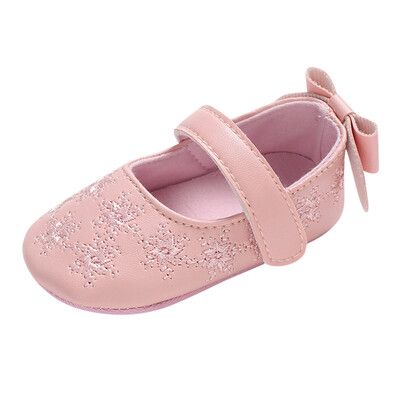 

Infant Baby Baby Girl Shoes Embroidery Soft Crib Anti-slip Floral Single Sneaker