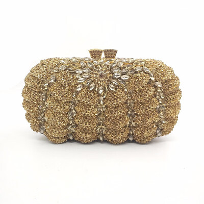 

Elegant diamonds bag evening party rhinestone hollow out clutches women crystal purses bridal wedding party clutches