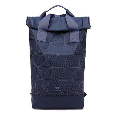 

Adidas original 3D BP ROLL TOP 4D diamond designed unisex off white backpack casual school bag for high school&university