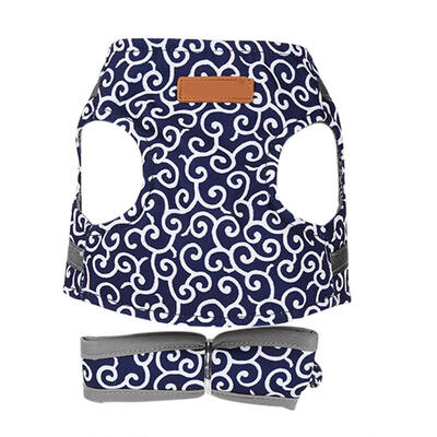 

Japanese Style Pet Dog Cat Harness Vest Collar Outdoor Walking Leash Set