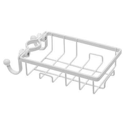 

Multi-function Iron Faucet Hanger Shelf Kitchen Bathroom Drain Storage Rack