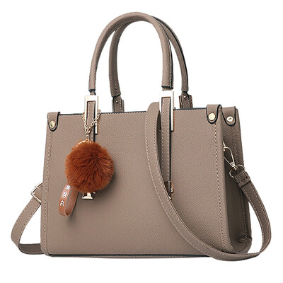 

Tailored Women Hairball Ornaments Tote Solid Sequins Handbag Purse Messenger Shoulder Bag