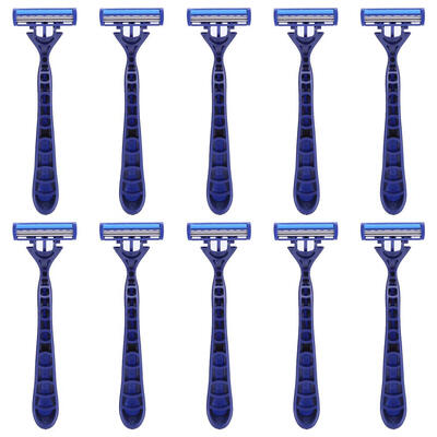 

3-Layers Blades Portable Manual Razor Hotel Disposable Shaver Body Trimmer