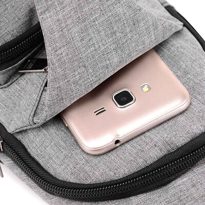 

Tailored Usb Outdoor Sports Casual Canvas Unbalance Backpack Crossbody Sling Shoulder Bag
