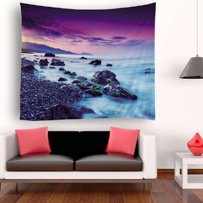 

Tapestry Wall Hanging Scenery Tapestries Seaside Scenery Tapestry Wall Decoration for Bedroom Living Room Dorm 512"X591"