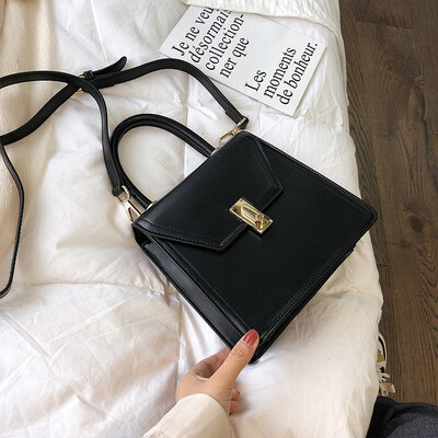 

Summer new style of small texture bag female 2019 new wave Korean version of the wild single shoulder slung portable small square bag