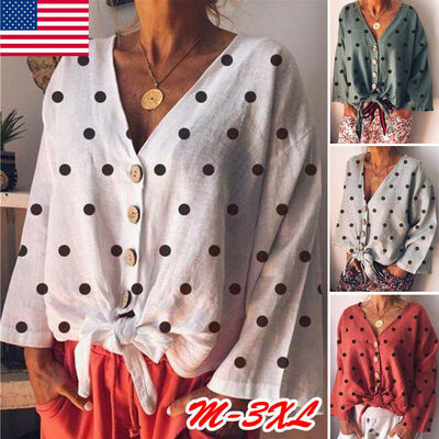 

Women Long Sleeve Loose T Shirts Fashion Ladies Summer Casual Blouse Tops Shirt