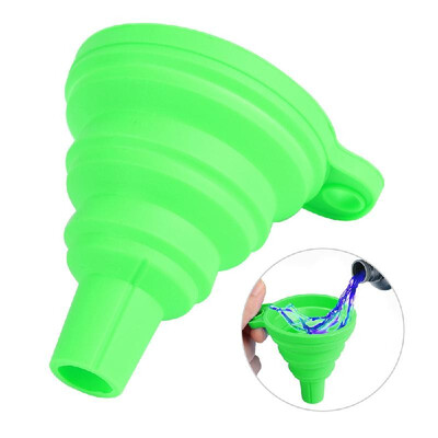 

Collapsible Small Funnel Silicone Foldable Funnels for Pouring Resin Back Into Bottle 3D Printer Accessories Parts Purple