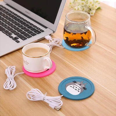 

USB Warm Cup Heating Mat Warm Pad Electric Insulation Coaster for Coffee Tea