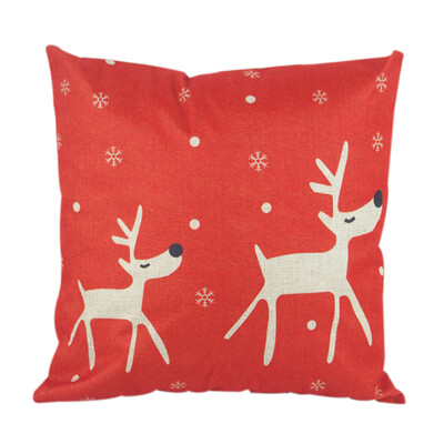 

Christmas Xmas Santa Claus Cushion Cover Pillow Case Square Car Home Decor