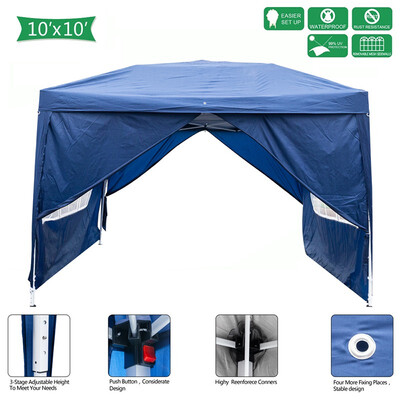 

10x10 UV protection POP-UP Tent Folding Gazebo Beach Canopy WCarry Bag