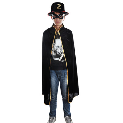 

New&new fine arts Halloween adult Zorro Cloak set masquerade cosplay show decorative props ghost party party dress up role show COS clothing