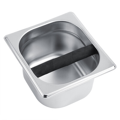 

Stainless Steel Holder Container Knock Box Tool Accessory for Professional Coffee Maker Machine Coffee Ground BoxKnock Box