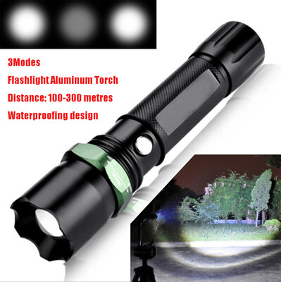 

Saidsome Tactical Police 5000Lumen Q5 LED 3Modes Flashlight Aluminum Torch flashlight lamp