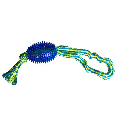 

Pet president Elastic rope handle football pet supplies toy 13204