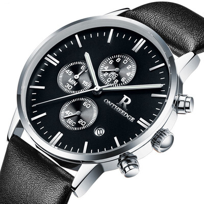 

Mens Watch True Belt Waterproof Business Affairs Wrist Watch Student Fashion Sport Quartz Watch
