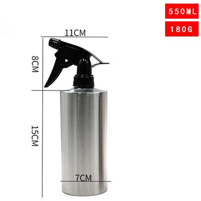 

Stainless Steel Spray Bottle Hand Pressing Watering Spray Bottle Household Edible Oil Bottle For Kitchen Cooking And Plant