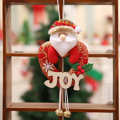

FUNNYBUNNY Christmas Ornaments Santa Claus with Bells for Home Hanging Pendants Decorations