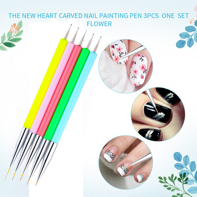 

〖Follure〗5pcsNail Art UV Gel Polish Design Dot Painting Detailing Pen Brushes Tool Set