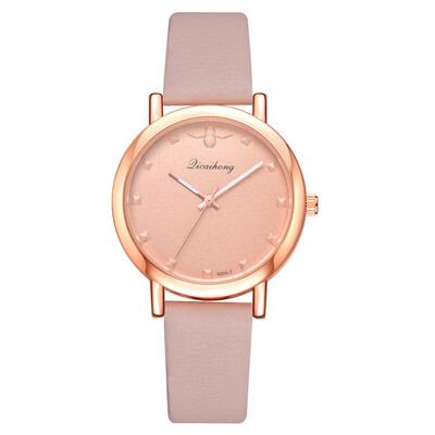 

Womens fashion alloy PU fashion watch wish new ladies trendy quartz watch