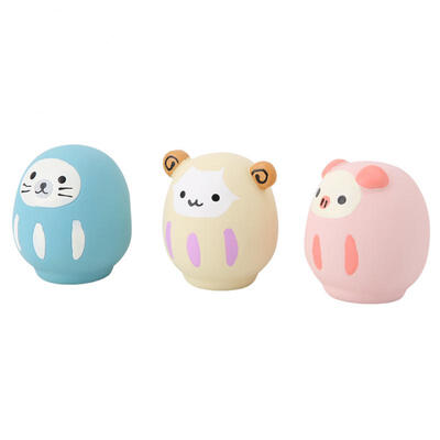 

Greensen 3PCS Cute Cartoon Animal Pet Dog Chew Training Toys Cleaning Teeth Sound Play Dog Toys