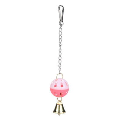 

Parrot Toys Pet Bird Parakeet Climb Bite Chew Hanging Swing Bell Ball Toy