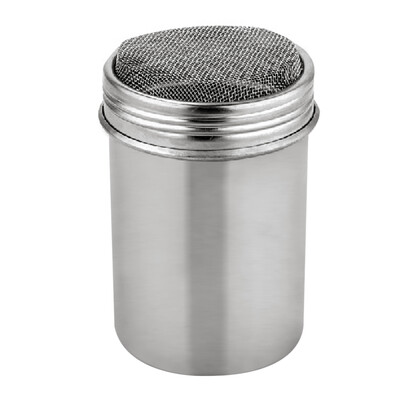 

Stainless Chocolate Shaker Cocoa Flour Icing Sugar Powder Coffee Sifter Lid