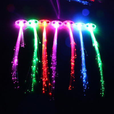 

1 Pc Lights Hair Light-Up Hair Barrettes Braid Party Dancing Hairpin Ha
