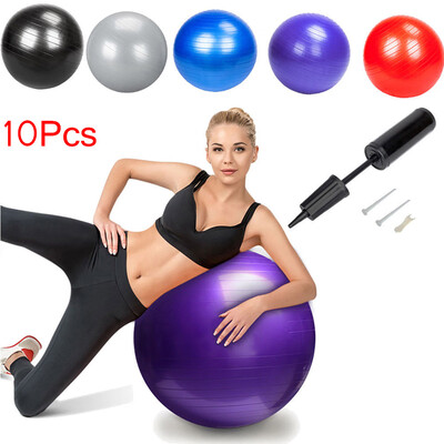 

Ktaxon 10PCS 55cm 65cm 75cm 85cm Anti-Burst Exercise Yoga Balance Ball - Fitness Stability Training Ball with Air Pump