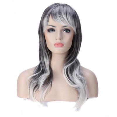 

23 Inch Synthetic Long Wavy Full Hair Wigs Cosplay Costume Party Heat-Resistant Wigs For Women Men