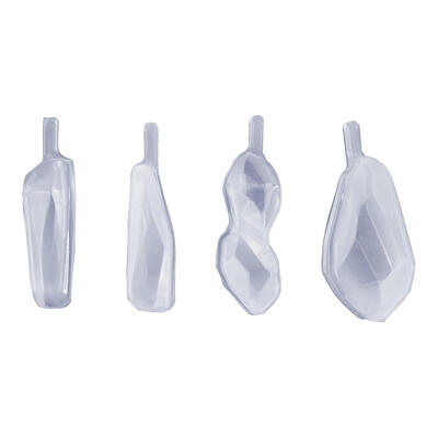

4pcs Crystal Silicone Mold Resin DIY Water Drop Mold Jewelry Pendant Making