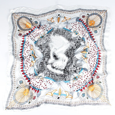 

New scarf female Korean version of the small square scarf spring&autumn tide hair band female small fresh Korean professional silk scarf decorative scarf