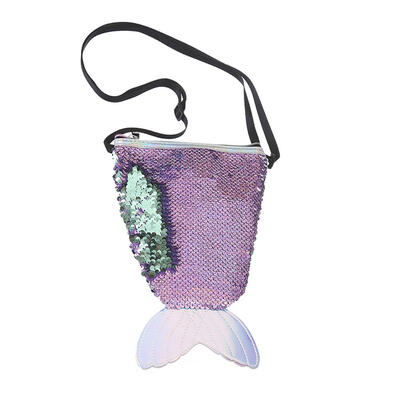 

Cute Sequins Laser Fish Tail Shoulder Handbags Women Small Crossbody Bags