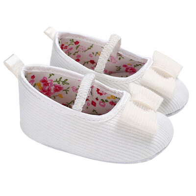 

Baby Infant Kids Girl Bowknot Soft Sole Crib Toddler Newborn Shoes