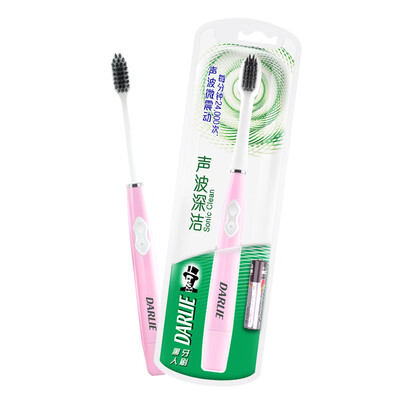 

Black DARLIE ET1 Adult Sonic Electric Toothbrush SPA Whitening Brush Fashion Pink
