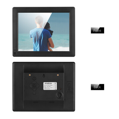 

Andoer 9 Inch Ultra-thin IPS-LCD Digital Photo Frame Desktop Album 1280 800 Supports PhotoMusic Video Clock6 Modes Calenda