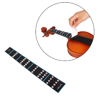 

18 Violin Fiddle Finger Guide Fingerboard Sticker Label Intonation Chart Fretboard Marker for Practice Beginners