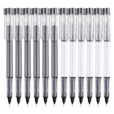 

Morning light M&G KINO series 05mm black straight liquid ballpoint pen gel pen pen pen 12 box ARPM1701