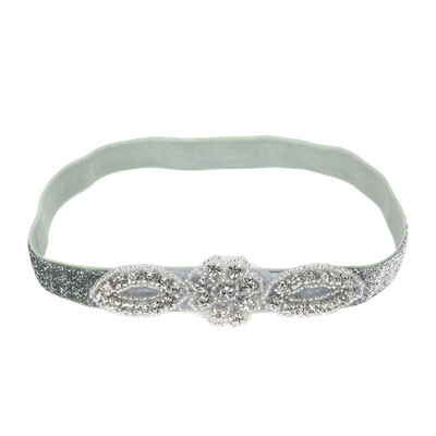 

Baby Infant Kids Glittery Crystal Rhinestone Headband Hairband Head Wrap