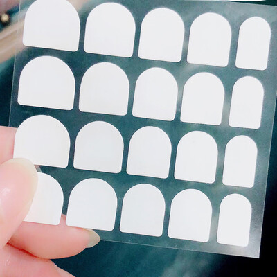 

〖Follure〗Double Sided False Nail Art Adhesive Tape Glue Sticker DIY 5 Sheets12pcs