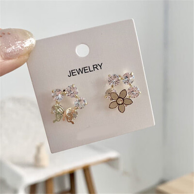 

Earrings 2018 new brand design hollow flower earrings generous minimalist variety of Korean earrings for women