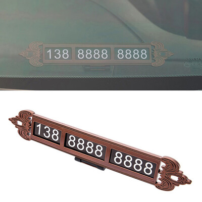 

Tailored Car Parking Card Telephone Number Card Notice Night Florescent Sucker Plate