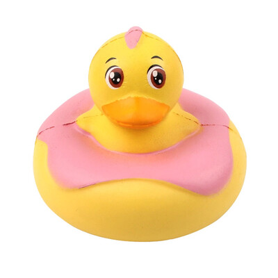 

Gotoamei Cute Yellow Duck Scented Slow Rising Squeeze Toys Collection Stress Reliever Toy