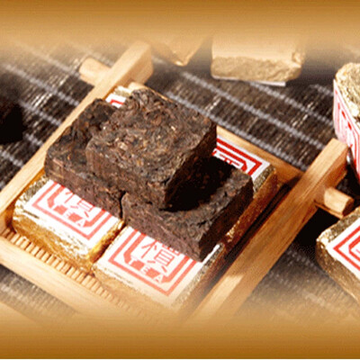 

Yunnan Bulk Ripe Puerh Tea Bohai Puer Cooked Tea Chinese Puer Cha Small Square Brick Tea