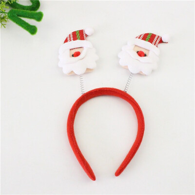 

FUNNYBUNNY Christmas Antler Headband Santa Claus Snowman Headband Child Headdress Prom Party Props