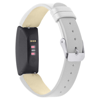 

Leather Watch Bands Suitbute For Fitbit InspireInspire HR For Women Men Slim Replacement Wristbands Strap Accessories